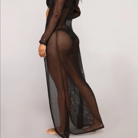 Fashion Nova Deep Sea Swim Coverup NWT - Picture 5 of 5